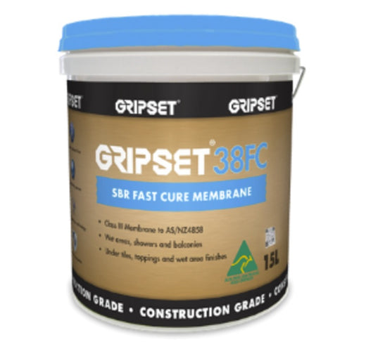 Gripset-38FC Water based Membrane-Blue-15 Ltr Bucket