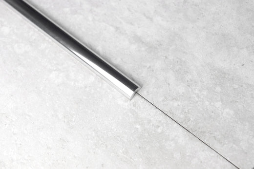 BAT-Showerstop Bead 10mm-10mm-Aluminium-Bright Silver-3 m Length