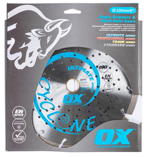 OX-Saw Blade UU10-Diamond-Size:230mm-Each