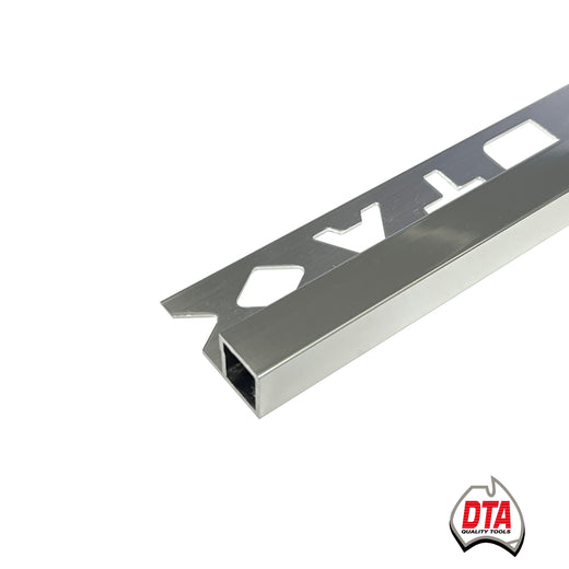 DTA-Box Trim-10mm-Aluminium-Bright Silver-3 m Length