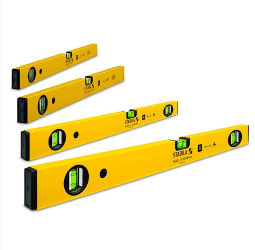 Stabila-Spirit Level 70 Series-Size:400mm, 800mm, 1200mm, 2000mm-Pack of 4