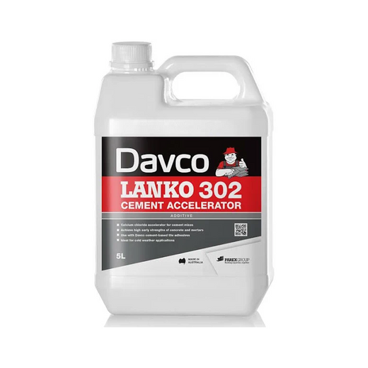 Davco-Lanko 302 Cement Accelerating Additive-5 Ltr Bottle