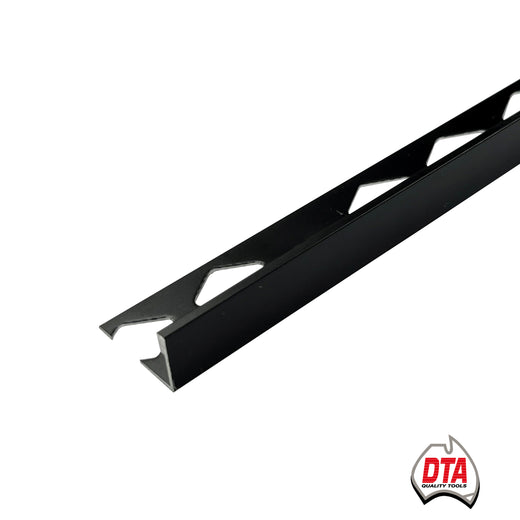 DTA-Spectrim L Shape Angle-11mm-Aluminium-Matt Black-3 m Length