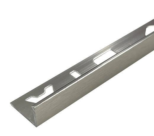 DTA-L Shape Angle-9mm-Aluminium-Brushed Nickel-3 m Length
