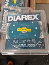 Diarex-Saw Blade Ultra Thin Turbo-Diamond-Green-Size:125mm-Each