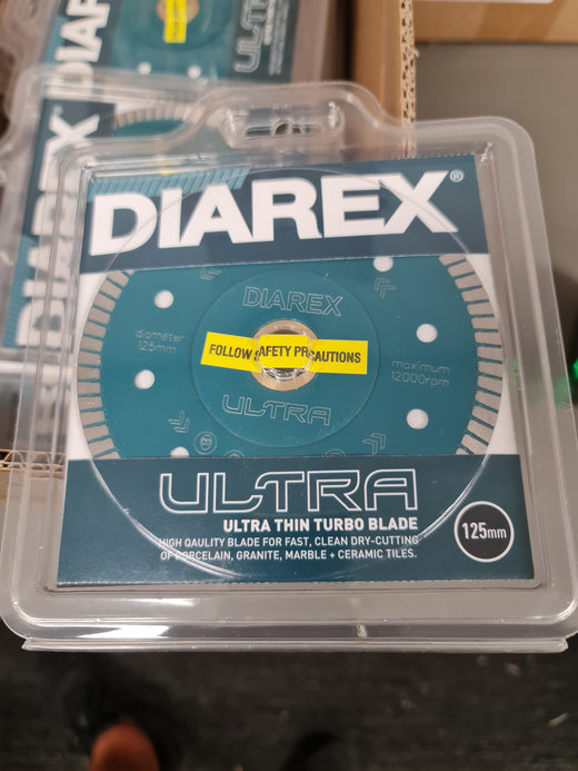 Diarex-Saw Blade Ultra Thin Turbo-Diamond-Green-Size:125mm-Each