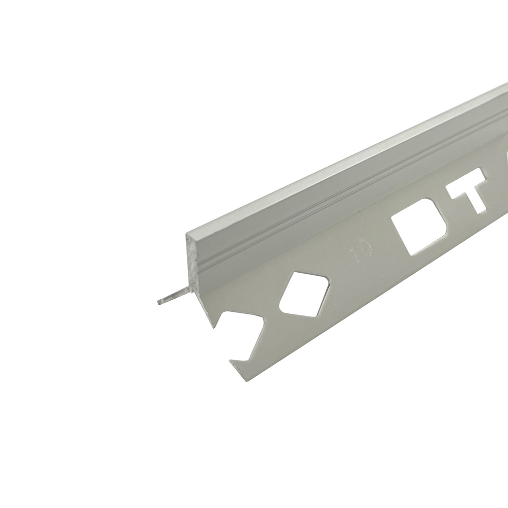 DTA-Y Shape Angle-10mm-Aluminium-Matt Silver-3 m Length