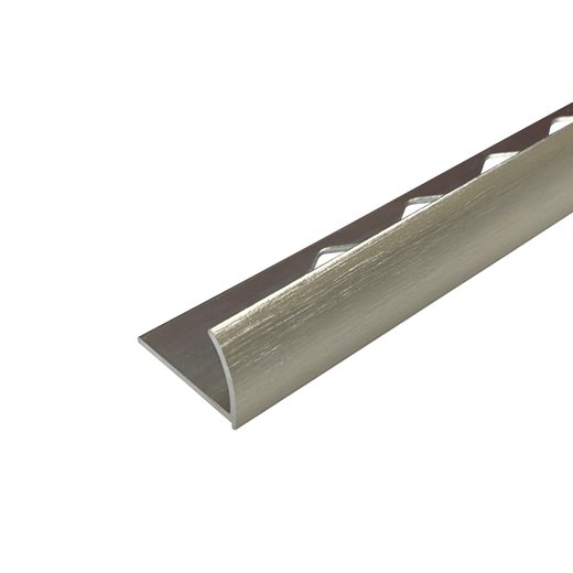 DTA-Angle Round-10mm-Aluminium-Brushed Silver-3 m Length