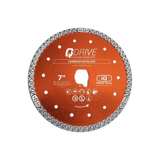 IQ-Saw Blade Q-Drive Combo-Diamond-Size:180mm-Each