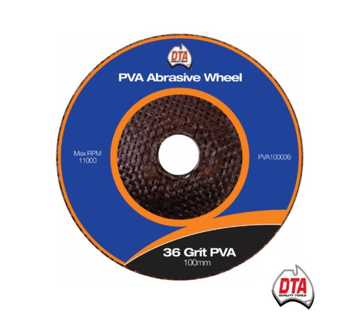 DTA-Grinding Disc-Size:36 Grit-Diameter:100mm-Pack of 10