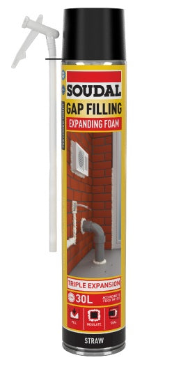 Soudal-Gap Filling Expanding Foam-Champagne-750 ml Can