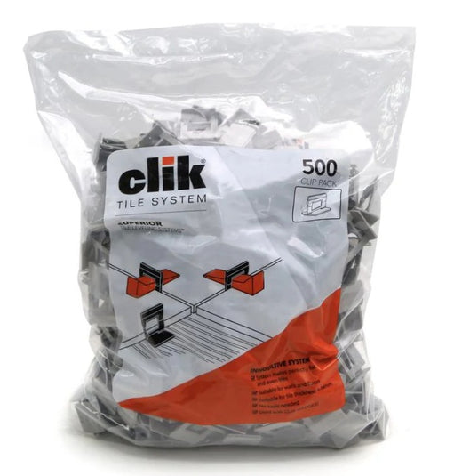 Clik-Levelling Clip-Size:2mm-Thickness:14 - 22mm-Bag of 500