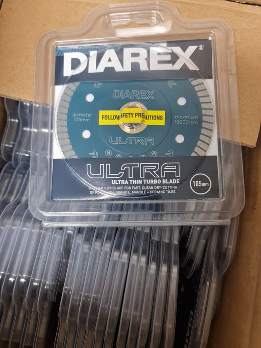 Diarex-Saw Blade Ultra Thin Turbo-Diamond-Green-Size:105mm-Each