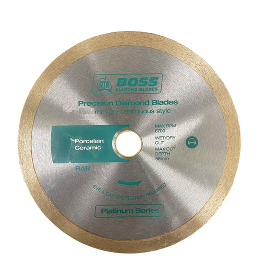 DTA-Saw Blade Continuous -Diamond-Diameter:250mm-Each