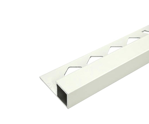 DTA-Box Trim-10mm-Aluminium-White-3 m Length