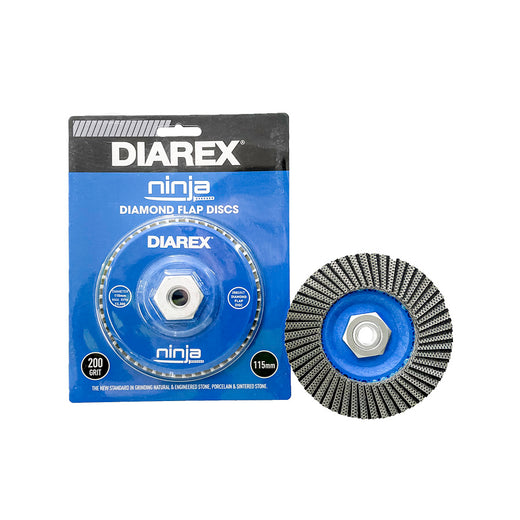 Diarex-Flap Disc-Diamond-Size:120 Grit-Diameter:115mm-Each