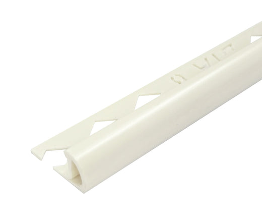 DTA-Angle Round-10mm-PVC-White-2.5 m Length